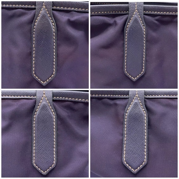 Authentic PRADA  Saffiano Purple Leather tote bag - Picture 9 of 15